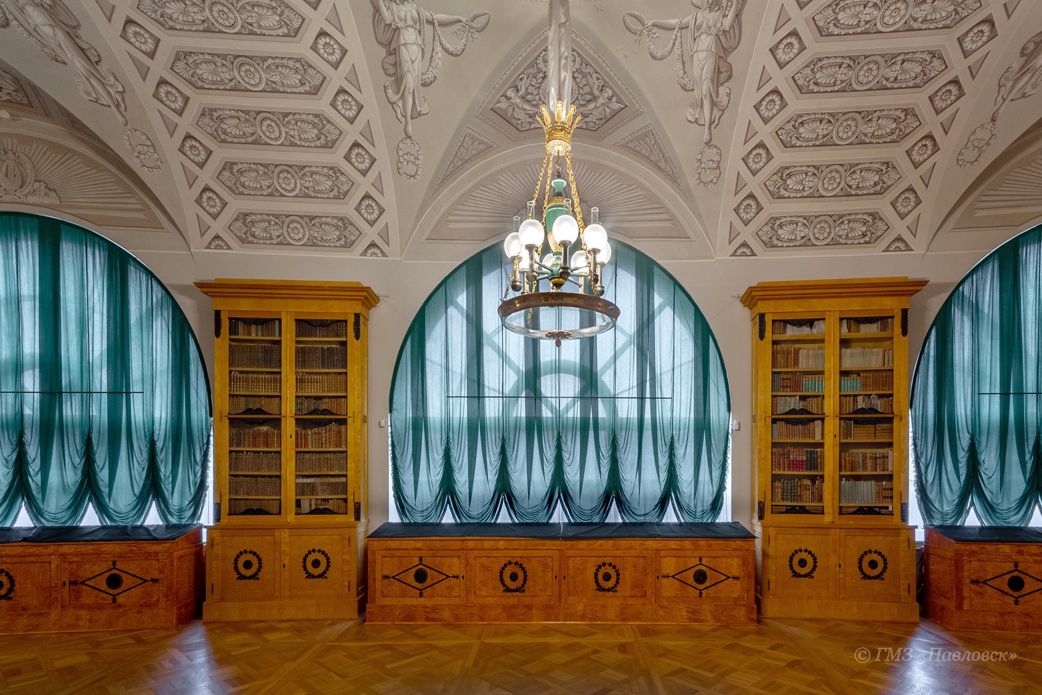 the rossi library on the floor plane